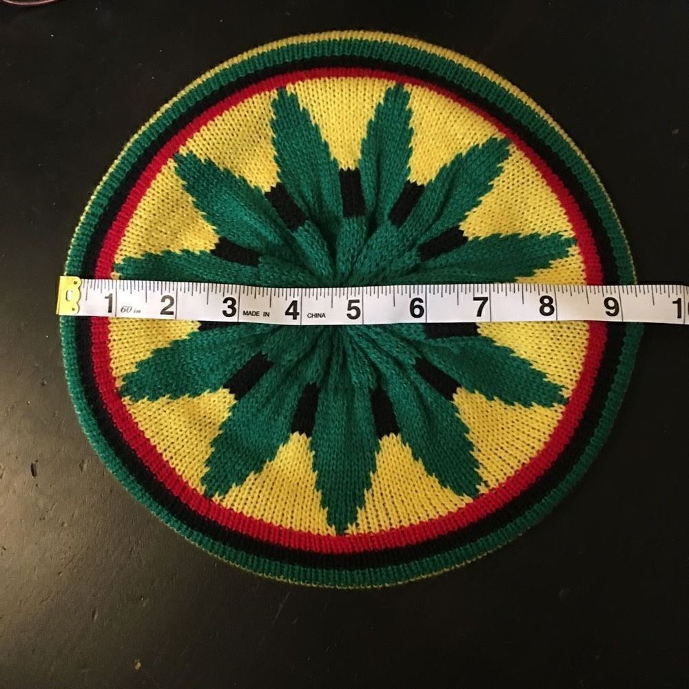Knitted Reggae Hat/Cap - Picture 3 of 7